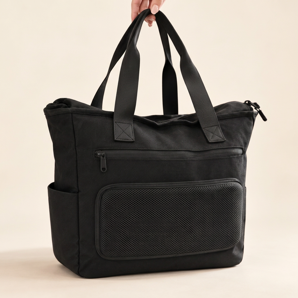 Carly Club Tote gym and race day bag — Back