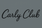Text 'Carly Club' in black on a gray background